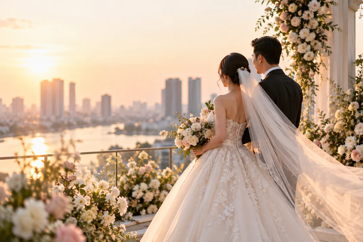 Chuẩn bị chụp cưới