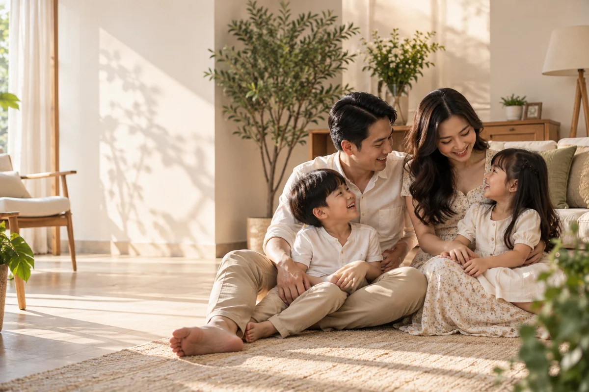 Chụp ảnh gia đình